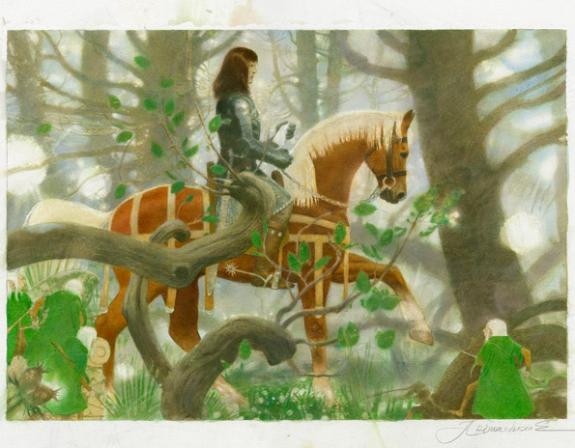 Andréï Arinouchkine - homme sur cheval marron