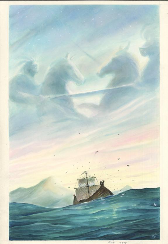 Armel Gaulme - Il était une fée, Morgane, bateau et nuages c