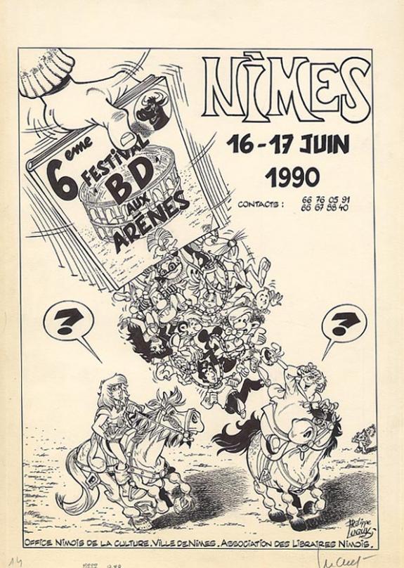 Philippe Luguy - Percevan, Affiche festival de nîmes