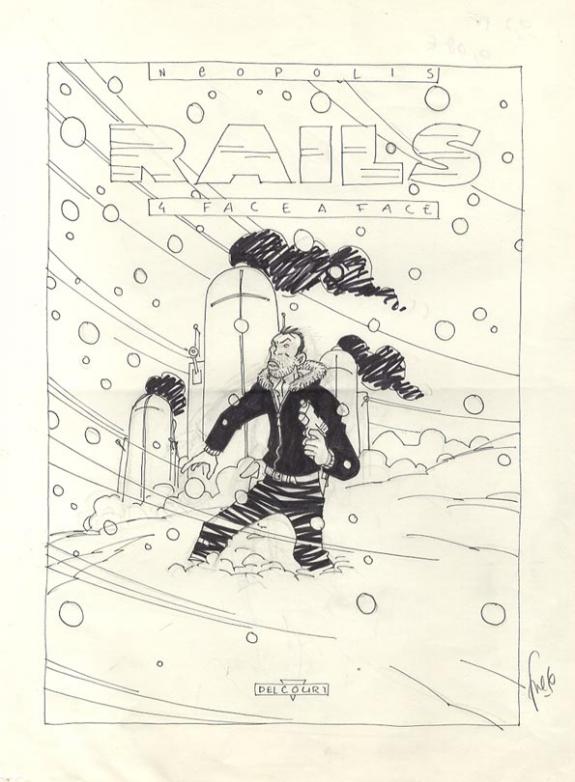 Fred Simon - Rails, Face à face, projet de couv