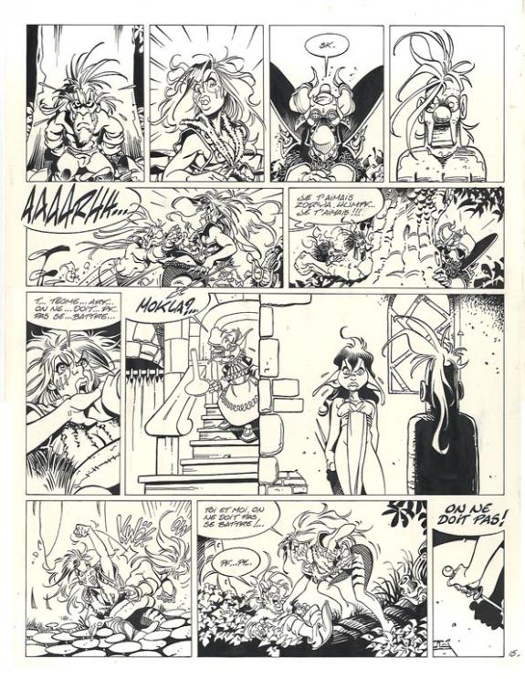 Crisse - L'Épée de Cristal, Le Goût de sulfur, Planche origi