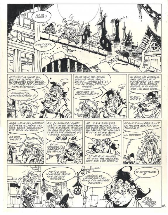 Crisse - L'Épée de Cristal, Le Goût de sulfur, Planche origi