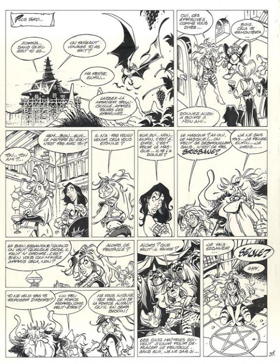 Crisse - L'Épée de Cristal, Le Goût de sulfur, Planche origi