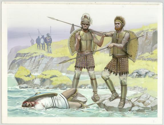 Angus Mc Bride - The Mycenaeans, 1650-1100 BC /dessin E