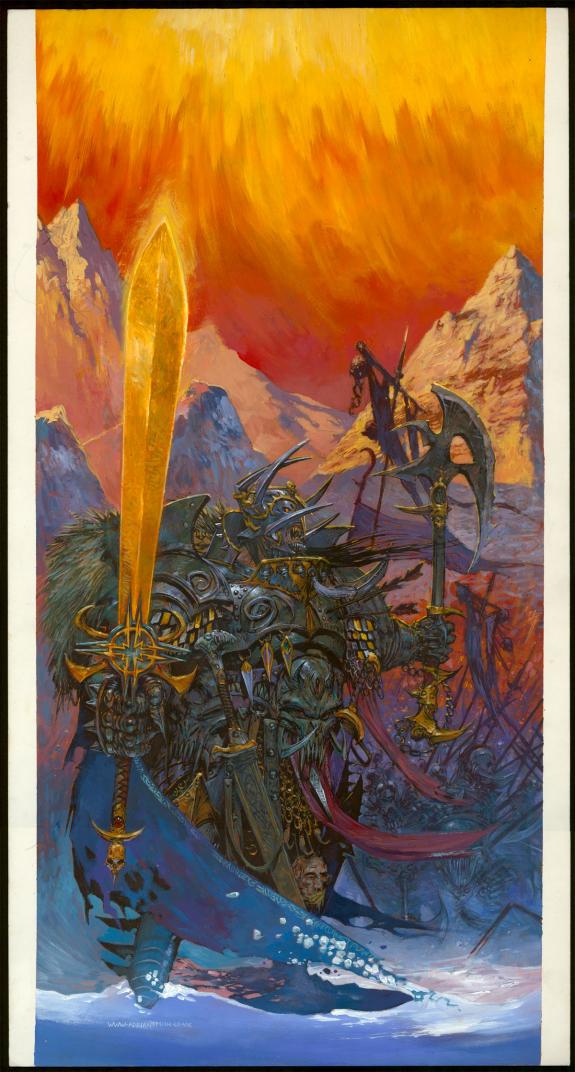 Adrian Smith - Warhammer, guerrier du chaos