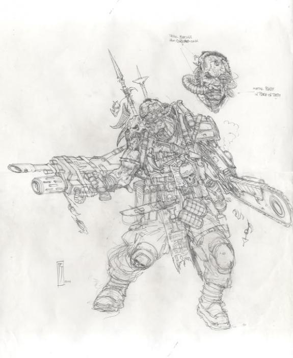 Paul Jeacock - space marine