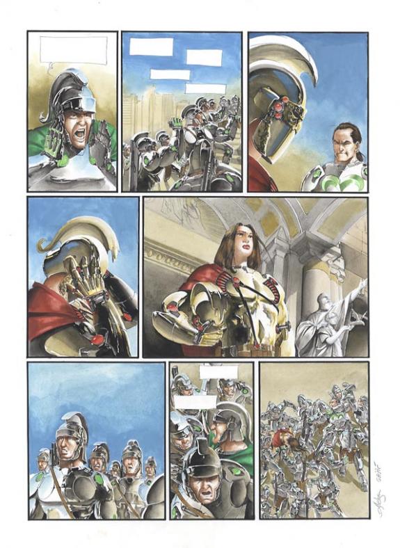 Aleksa Gajic - Le fléau des Dieux, Vae Victis, Planche origi
