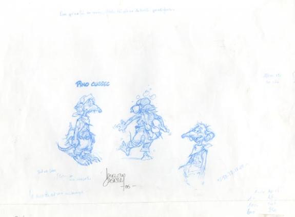 Guth&Cagniat - Pitchi Poï, recherche personnages