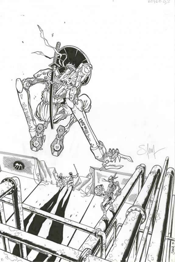 Sylvain Savoia - Nomad, couv comic néerlandais