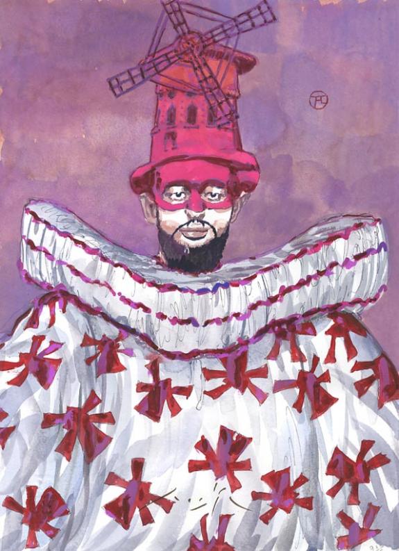 Gradimir Smudja - Le bordel des muses, HTL en clown moulin r