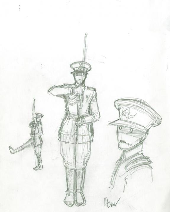 Philippe Adamov - L'impératrice rouge, soldat