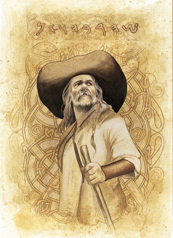 Bruno Brucero - Le livre secret de Merlin, merlin chapeau bo