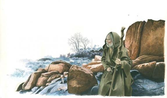Bruno Brucero - Le livre secret de Merlin, Merlin paysage de