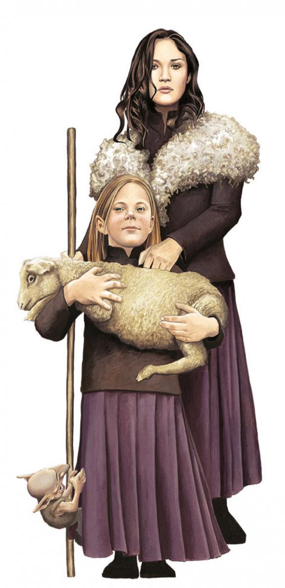 Bruno Brucero - Le livre secret de Merlin, femme enfant mout