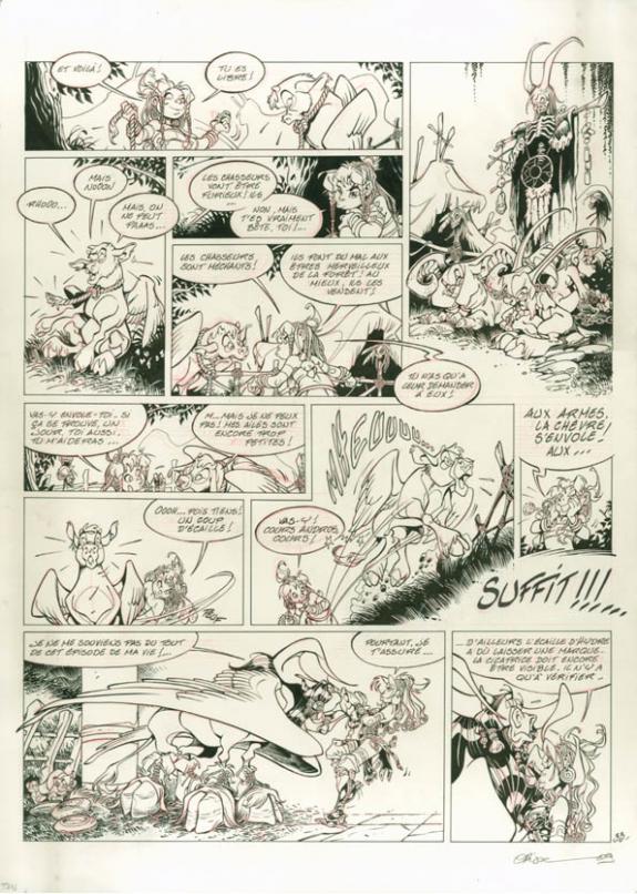 Crisse - Atalante, L'Envol des Boréades, Planche originale