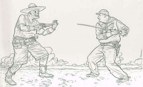 Geof Darrow - Shaolin Cowboy, Duel