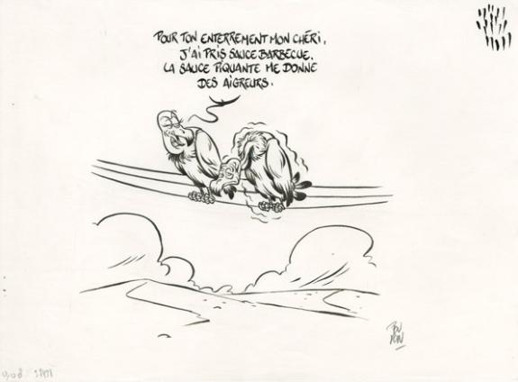 Nicolas Poupon - Le cri de l'autruche, Enterrement
