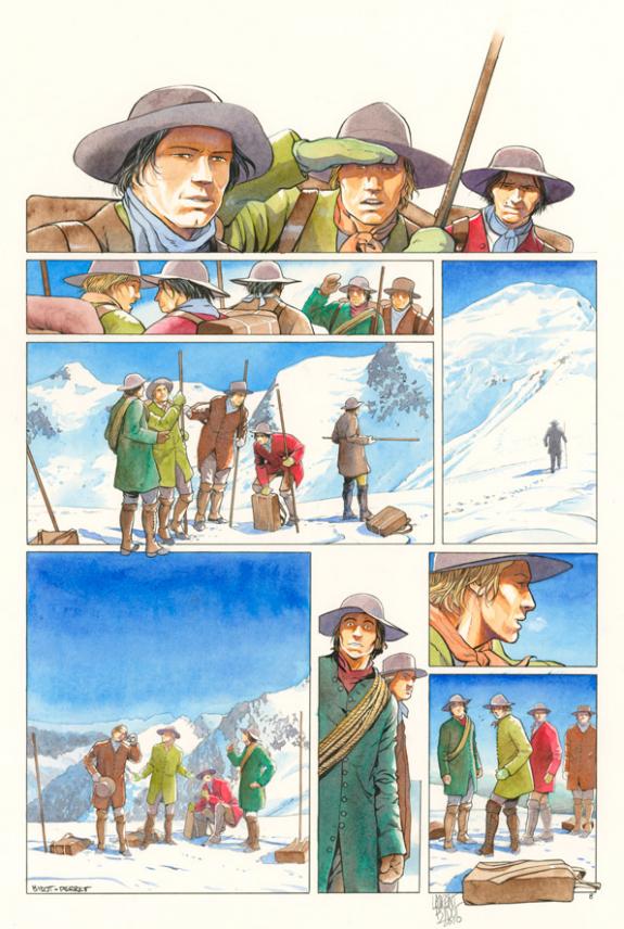 Laurent Bidot - Mont-Blanc, Planche 08