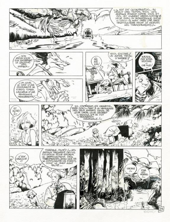 Claire Wendling - Les Lumières de l'Amalou, Théo, Planche 23