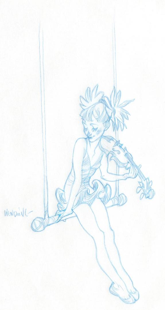 Claire Wendling - Daisies - Affogato All' Amarena, Fille au 