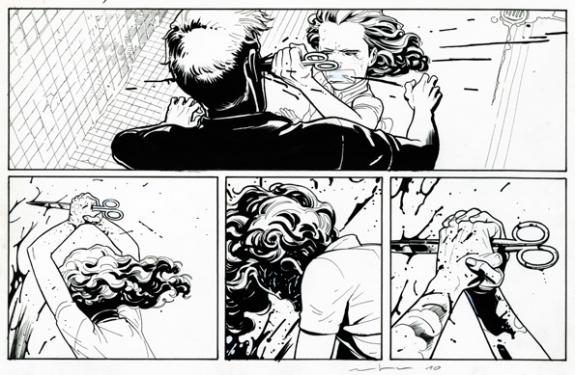 Marcial Toledano - Ken games, Ciseaux, double strip inédit p