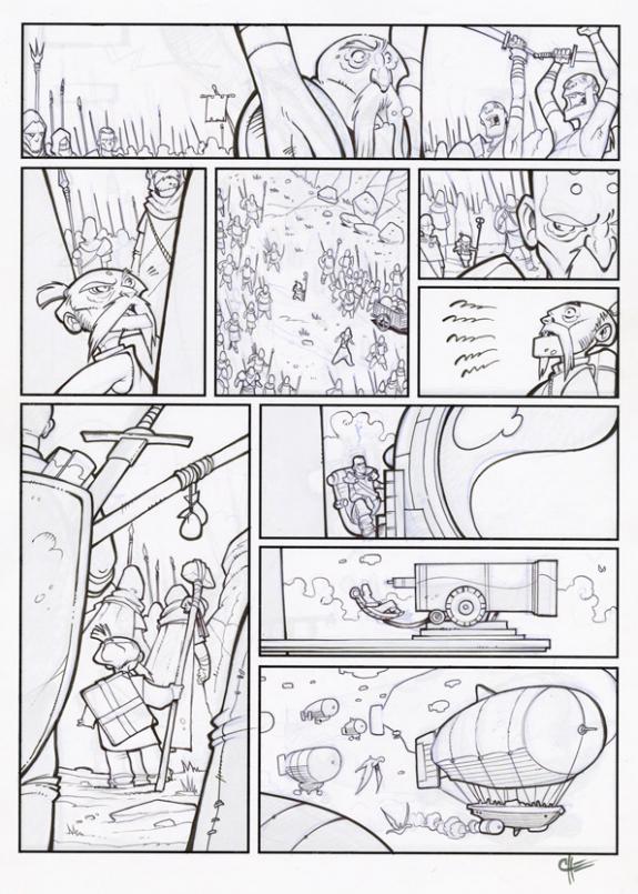 John Simon Loche - Alika, Planche 6 encrée