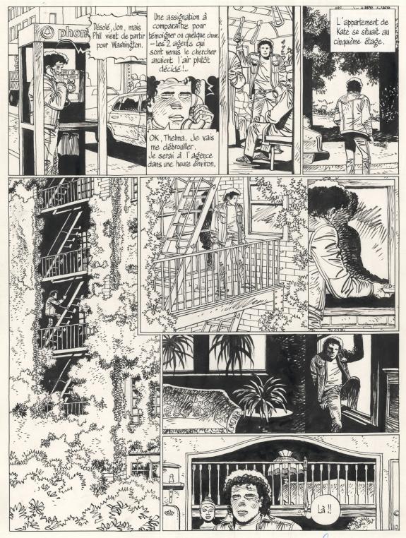 Bernard Cosey - Jonathan, Greyshore Island, Planche original