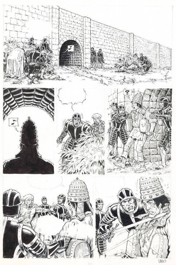Léo Pilipovic - Histoire secrète (L'), Planche originale