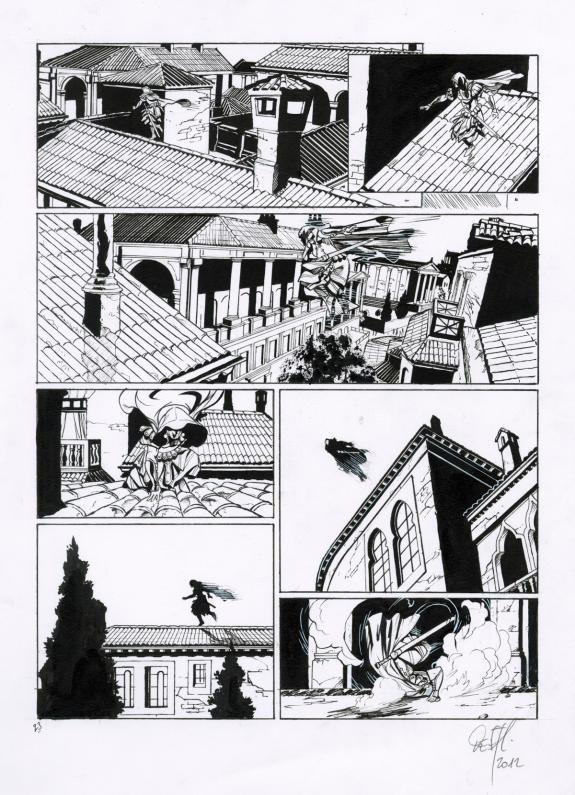Djillali Defali - Assassin's Creed, Aquilus, Planche origina