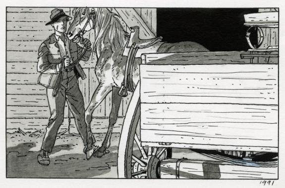 André Juillard - Illustration originale