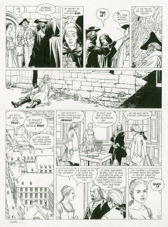 Patrice Pellerin - L'Épervier, Corsaire du Roy, Planche orig