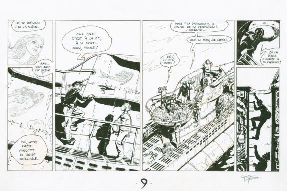 Trystram et Baudy - Pacifique, Planche originale