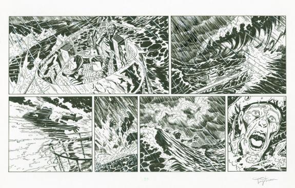 Trystram et Baudy - Pacifique, Planche originale