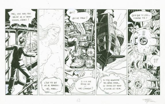 Trystram et Baudy - Pacifique, Planche originale (une rustin