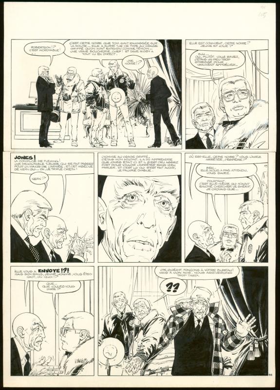 William Vance - XIII, Le Dossier Jason Fly, Planche original