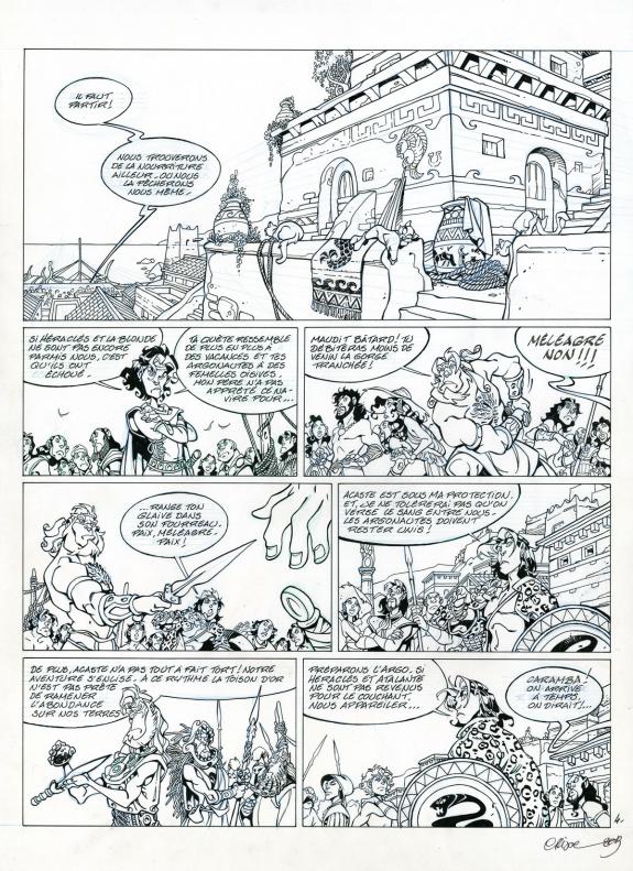 Crisse - Atalante, Calaïs et Zétès , Planche originale