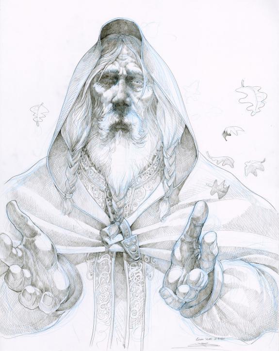 Erwan Seure-Le Bihan - Odin, Partie 2/2, Planche crayonnée