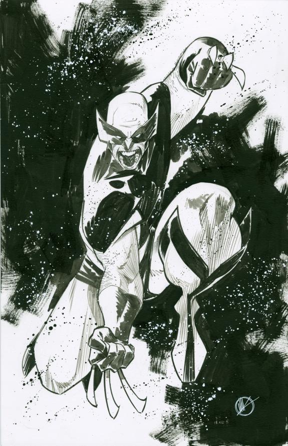 Matteo Scalera - Illustration originale - Wolverine