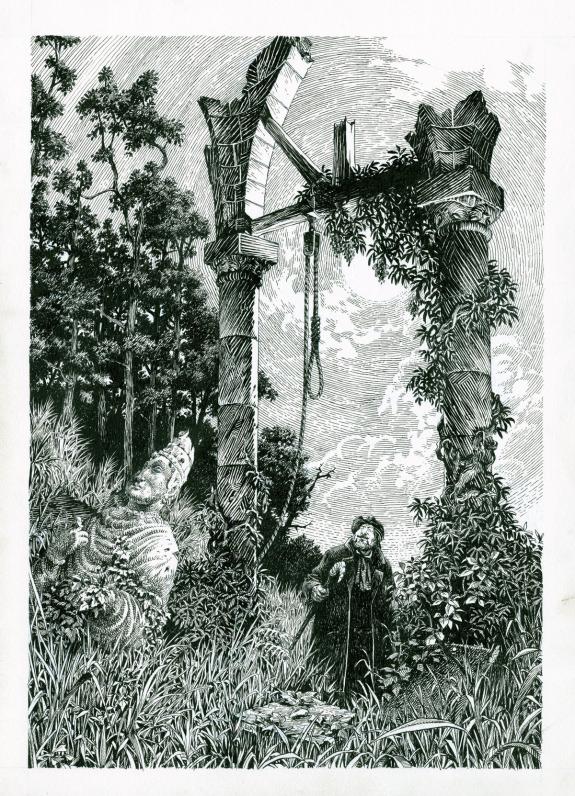 Etienne Leroux - Le Grimoire du petit peuple, planche origin