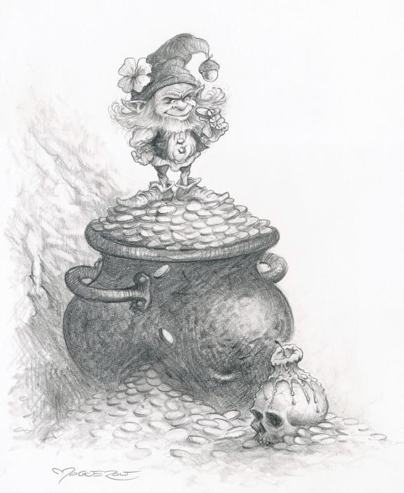 Pascal Moguérou - L'heure des fées, Illustration originale -