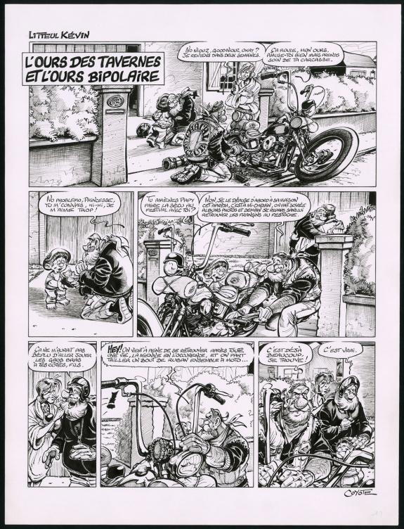 Coyote - Litteul Kévin, Tome 9, Planche originale n°1 de l'h