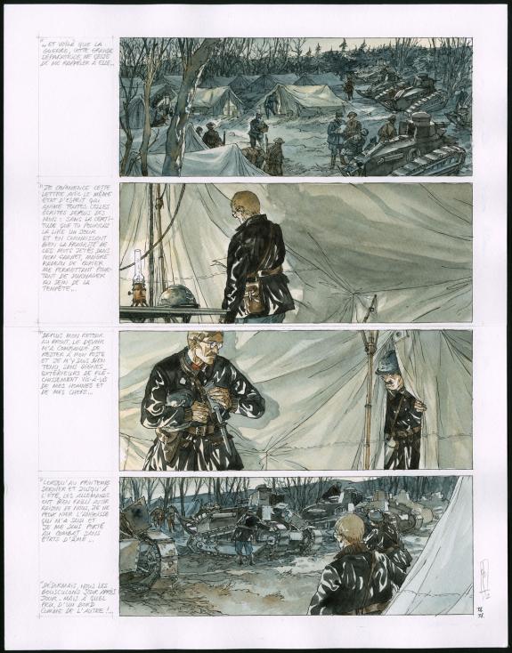 Maël - Notre Mère la Guerre, Requiem, Planche originale 