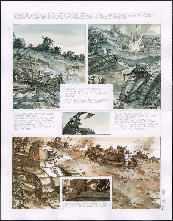 Maël - Notre Mère la Guerre, Requiem, Planche originale 