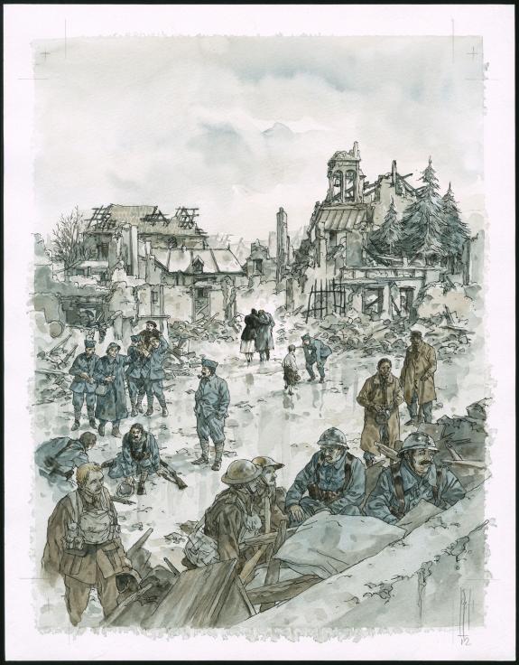 Maël - Notre Mère la Guerre, illustration originale