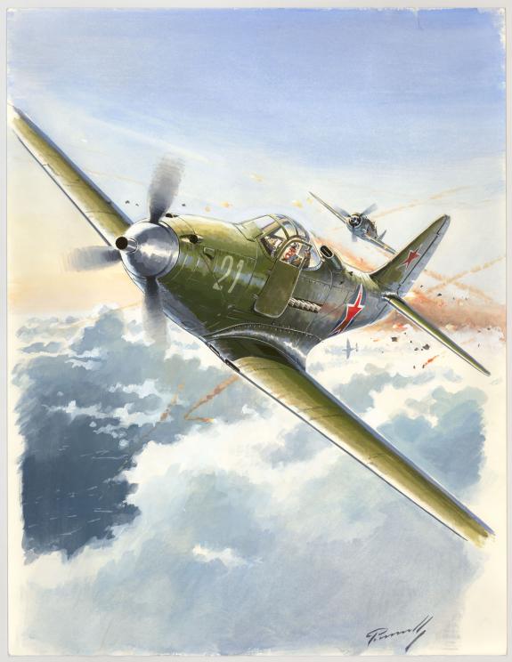 Lucio Perinotto - illustration originale intitulée "P39 Russ
