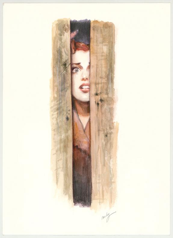 Maly Siri - Pin-up Art, Illustration originale intitulée "Sn