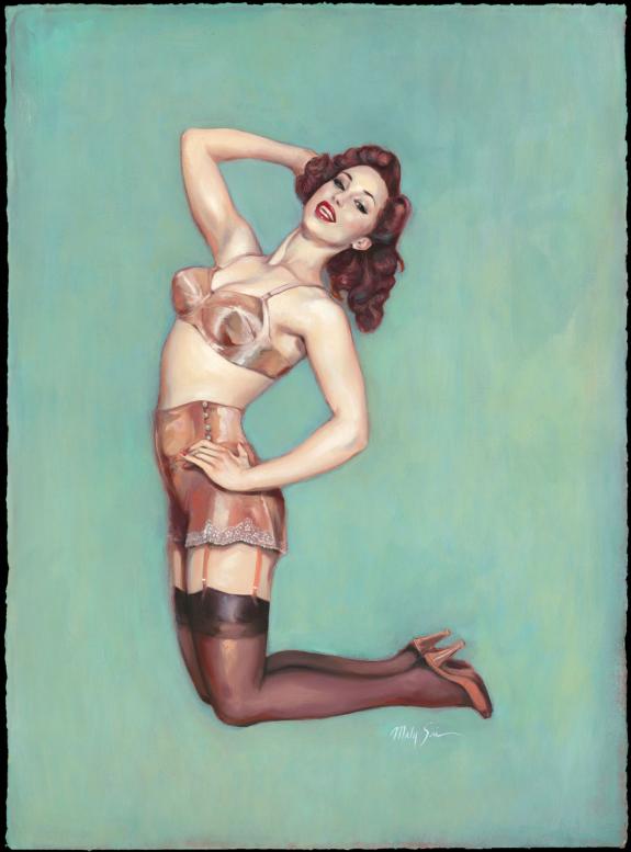 Maly Siri - Pin-up Art, Illustration originale intitulée "My