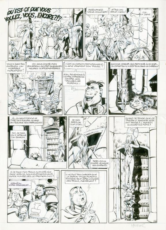 Jean-Louis Mourier - Trolls de Troy, Planche originale du To