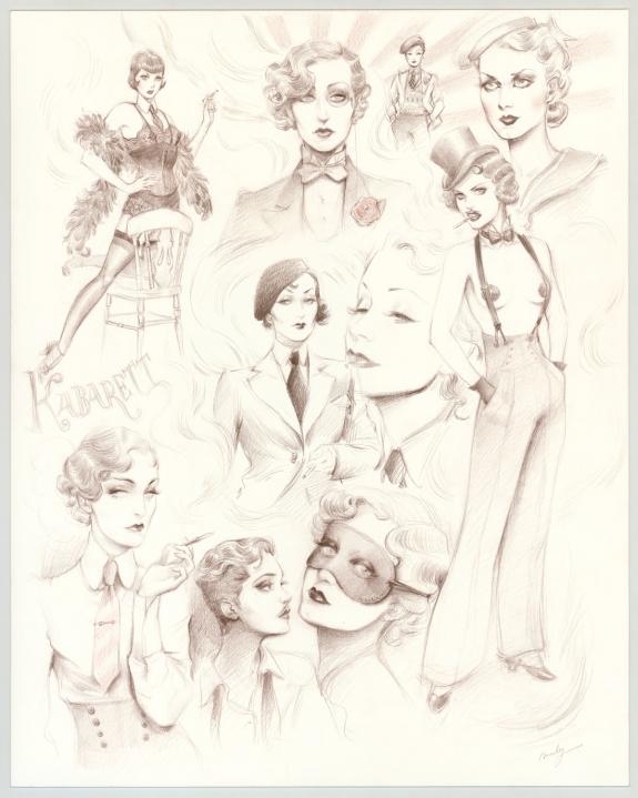 Maly Siri - Pin-up Art, Illustration originale intitulée "Pl