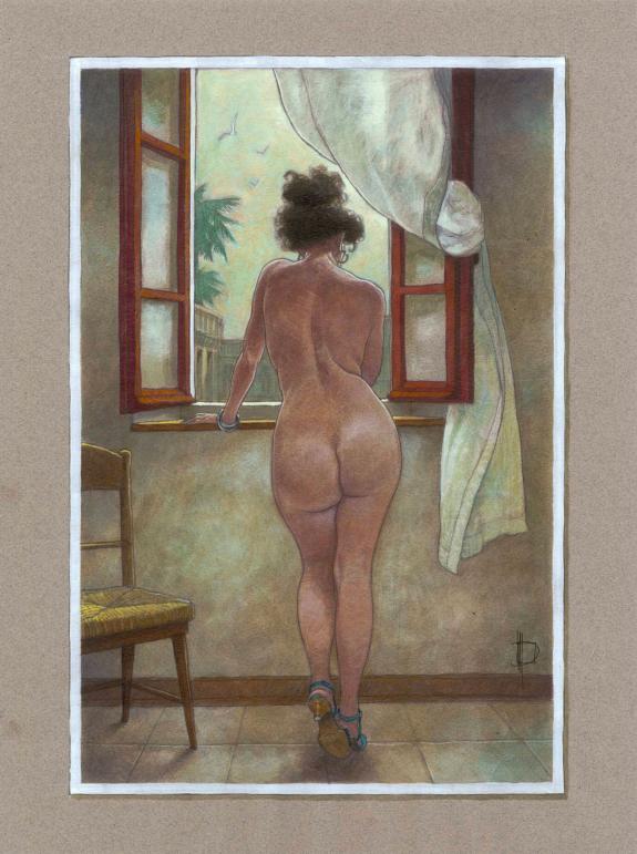 Miguelanxo Prado - Ardalén, Illustration originale, Mariela 